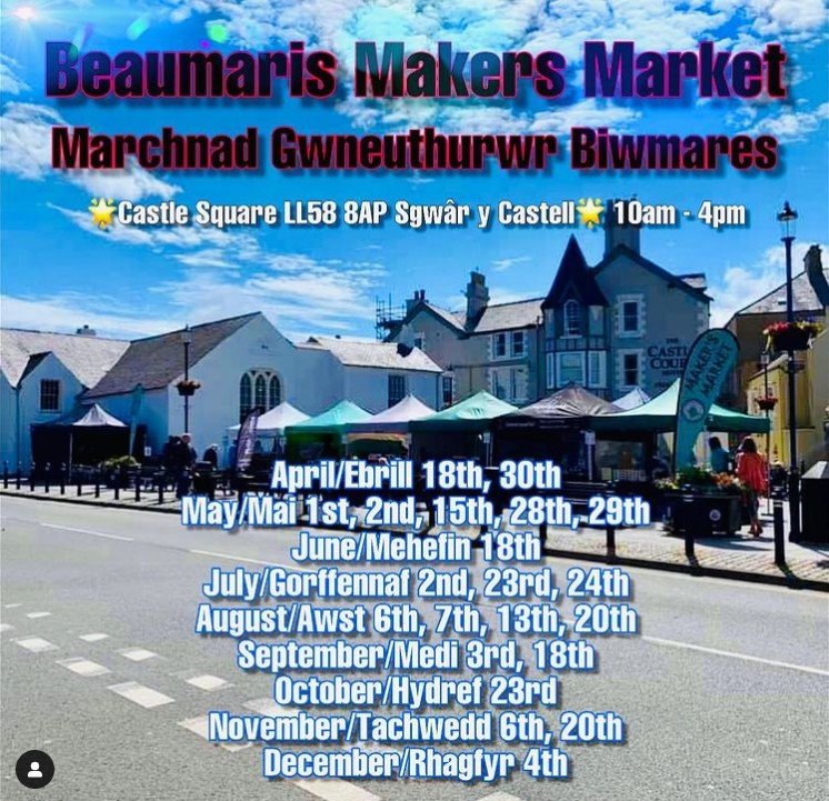 Beaumaris Makers Market Welsh Coffee Poster
